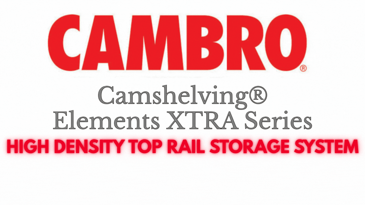 HIGH DENSITY TOP RAIL STORAGE SYSTEM